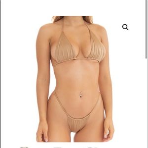 Disruptive Youth // tan string bikini